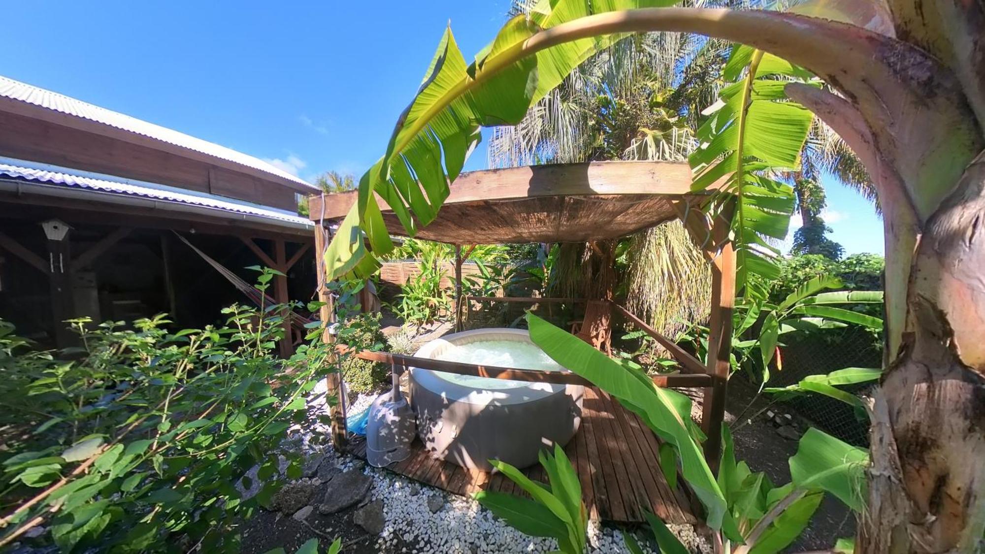 Kaz Creole Aventure Tropicale Insolite, Fibre, Jardin Et Jacuzzi Prives Сен Франсоа Екстериор снимка