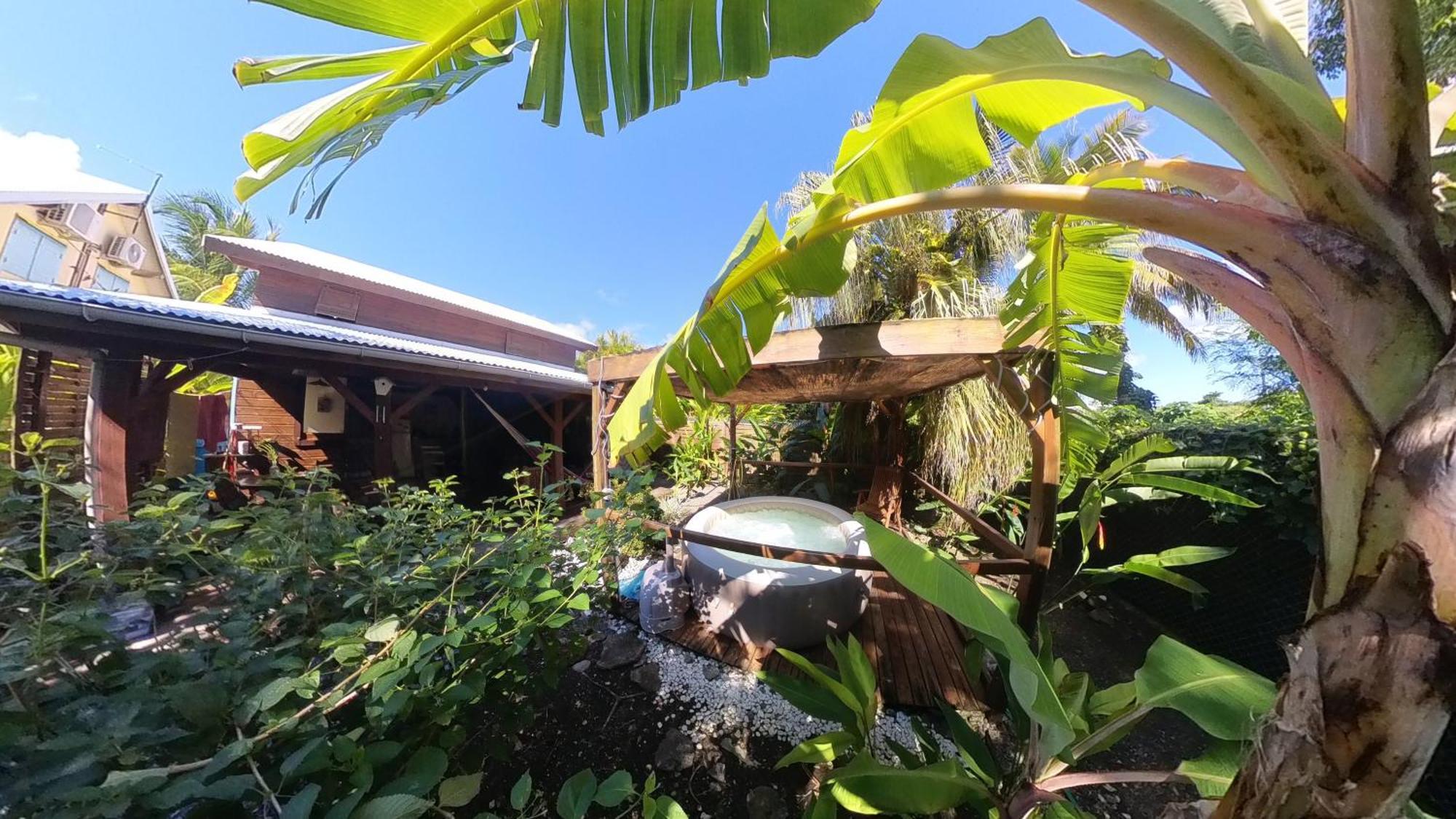 Kaz Creole Aventure Tropicale Insolite, Fibre, Jardin Et Jacuzzi Prives Сен Франсоа Екстериор снимка